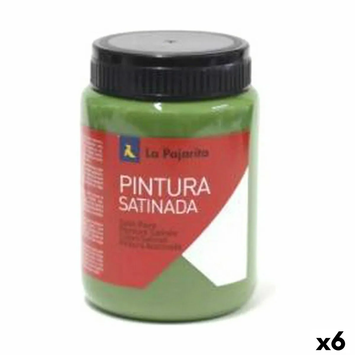 Pittura a tempera La Pajarita Mount L-16 Verde Raso Per la scuola (35 ml) (6 Unità)