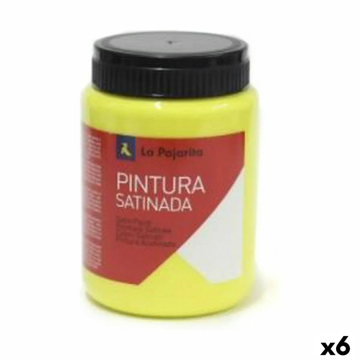 Pittura a tempera La Pajarita Lemon L-01 Giallo Raso Per la scuola (35 ml) (6 Unità)