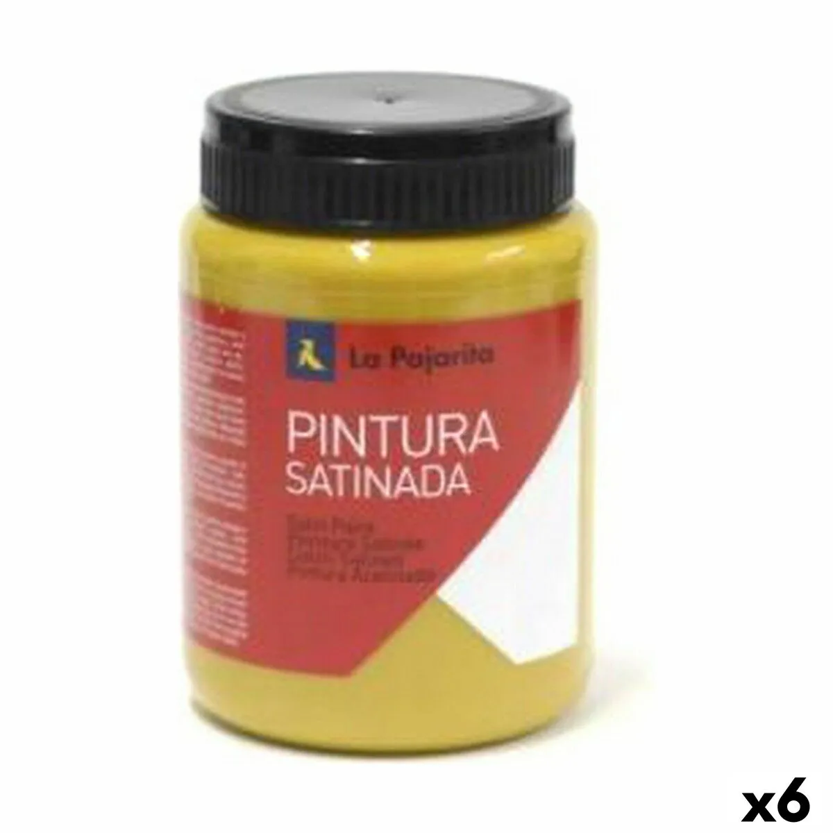 Pittura a tempera La Pajarita L-03 Oxide Giallo Raso Per la scuola (35 ml) (6 Unità)