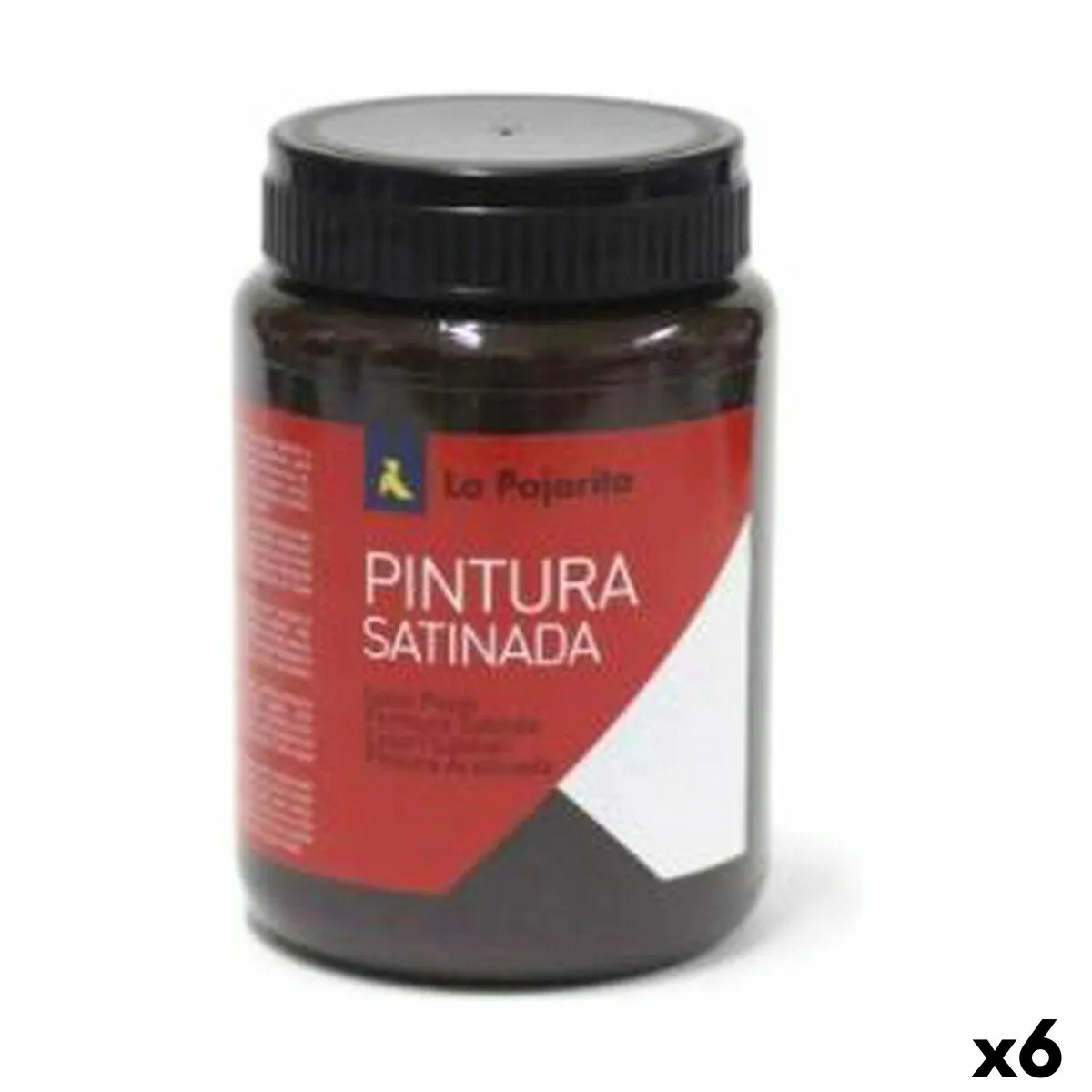 Pittura a tempera La Pajarita L-10 Marrone Raso Per la scuola (35 ml) (6 Unità)