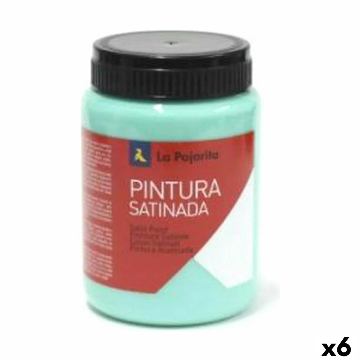 Pittura a tempera La Pajarita L-18 Raso Verde Chiaro (35 ml) (6 Unità)