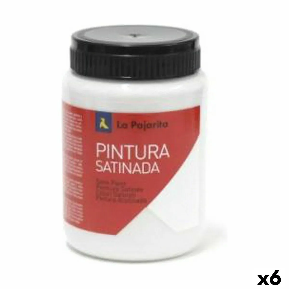 Pittura a tempera La Pajarita L-19 Grigio Raso Per la scuola (35 ml) (6 Unità)