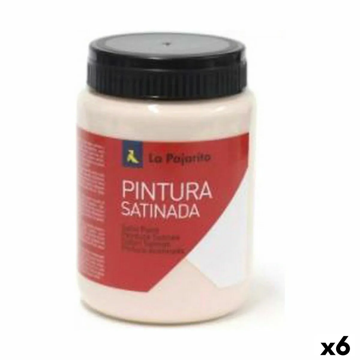 Pittura a tempera La Pajarita L-20 Rosa Raso Per la scuola (35 ml) (6 Unità)