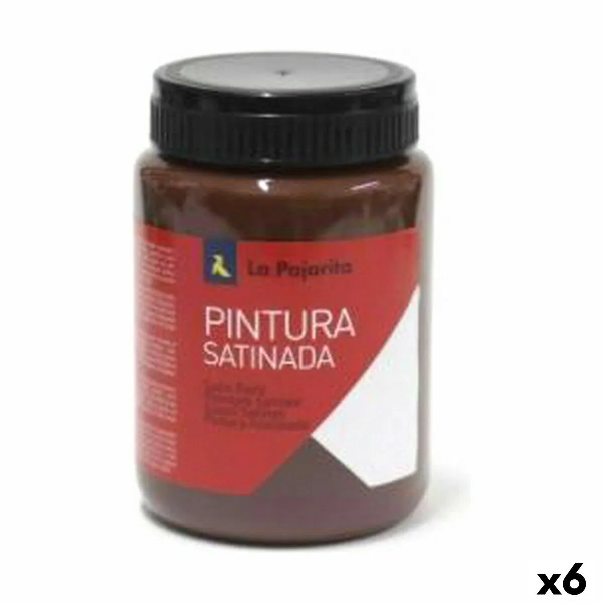 Pittura a tempera La Pajarita L-32 Marrone Raso Per la scuola (35 ml) (6 Unità)