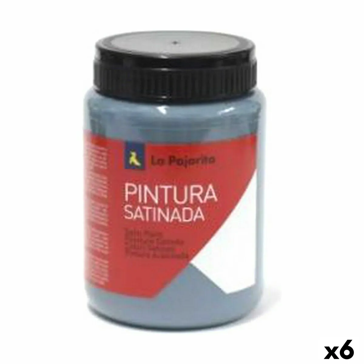 Pittura a tempera La Pajarita Metallic L-34 Azzurro Raso Per la scuola (35 ml) (6 Unità)