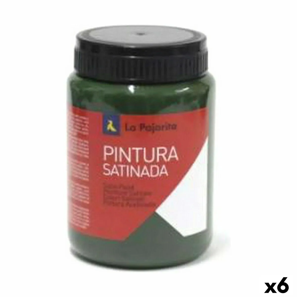 Pittura a tempera La Pajarita Pine L-41 Raso Verde scuro (35 ml) (6 Unità)