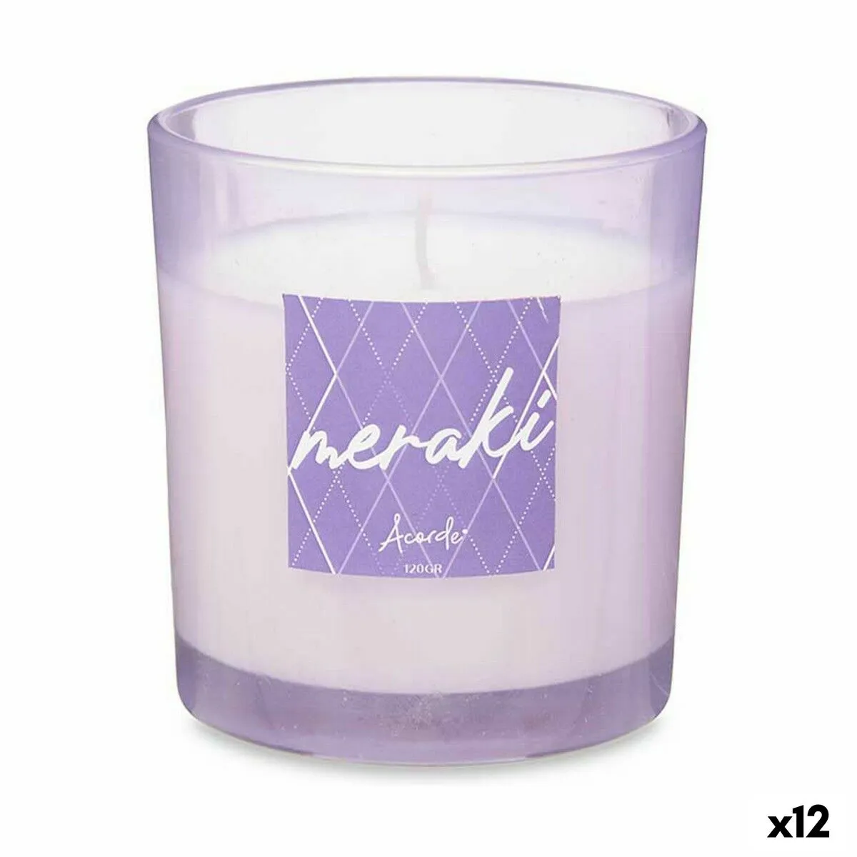 Candela Profumata Violetta (120 g) (12 Unità)