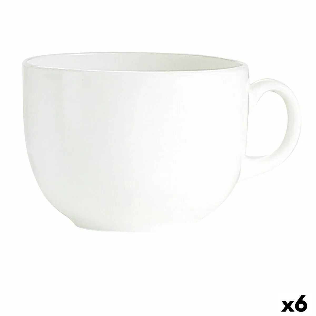 Tazza Luminarc Blanc Grande Bianco Vetro (720 ml) (6 Unità)