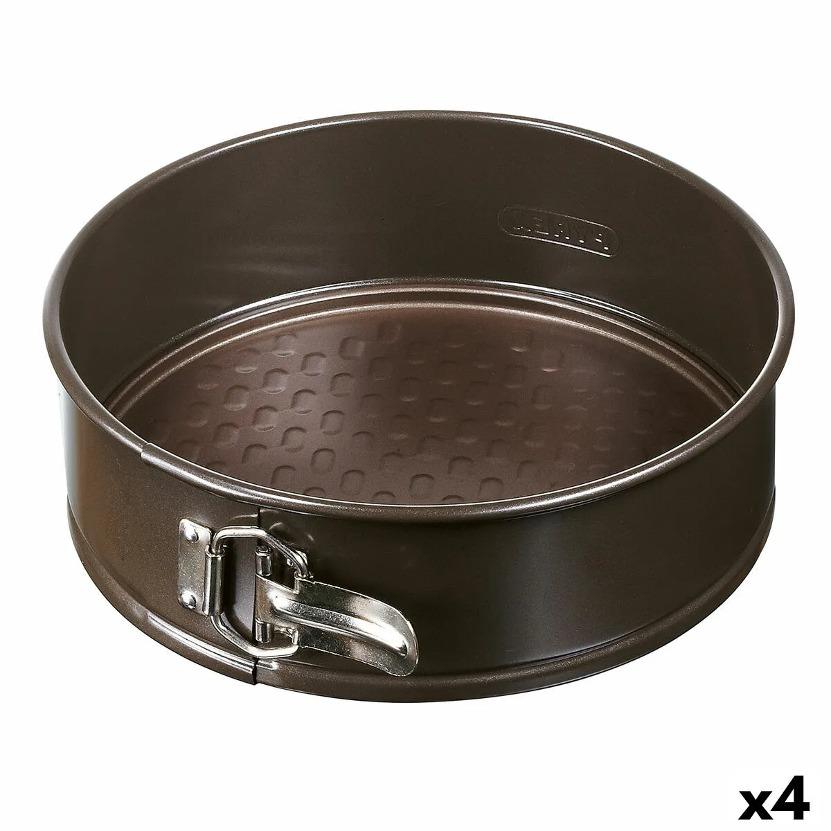 Stampo da Forno Pyrex Asimetria Rotondo Metallo 4 Unità Ø 26 cm