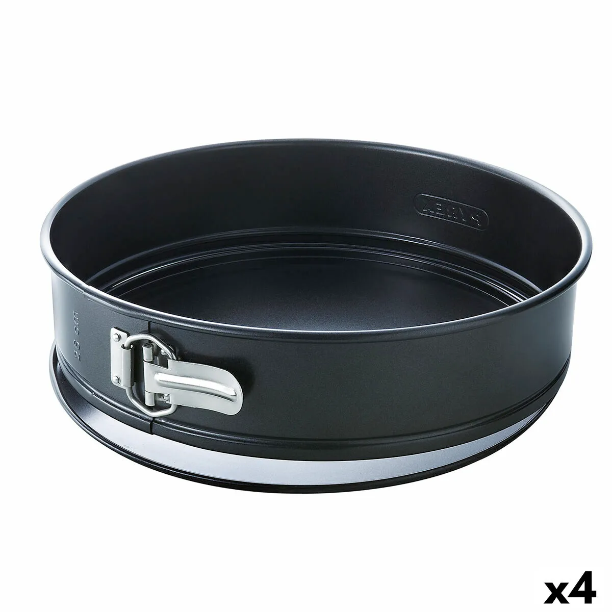 Stampo Removibile Pyrex Magic Rotondo Nero 20 cm Metallo 4 Unità