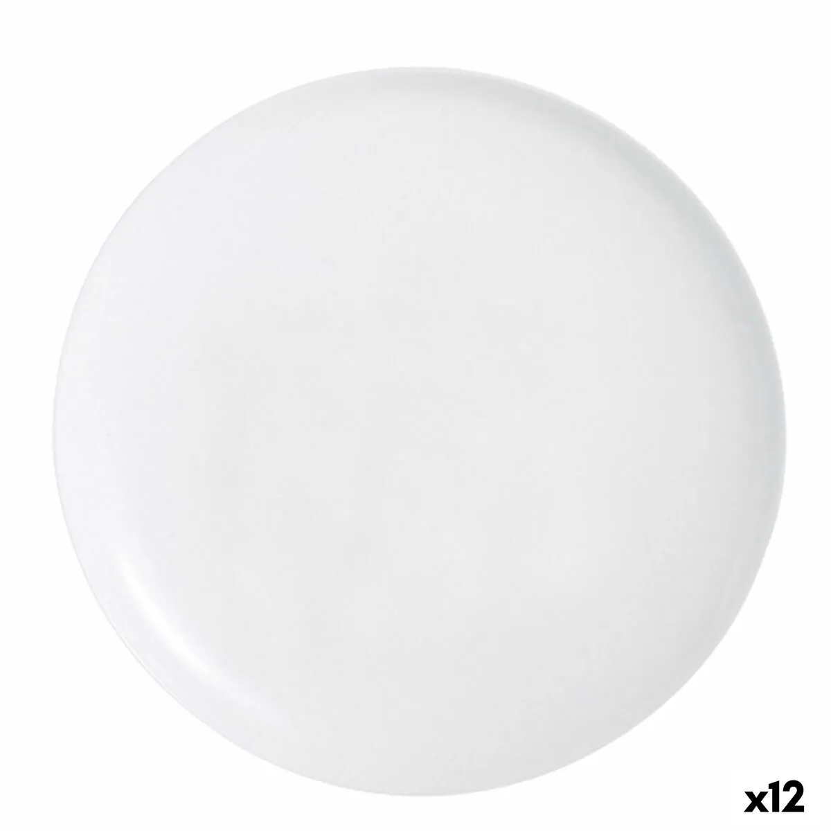 Piatto per Pizza Luminarc Friends Time Bianco Vetro Ø 32 cm (12 Unità)