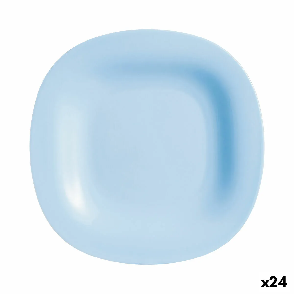 Piatto da Dolce Luminarc Carine Azzurro Vetro (19 cm) (24 Unità)