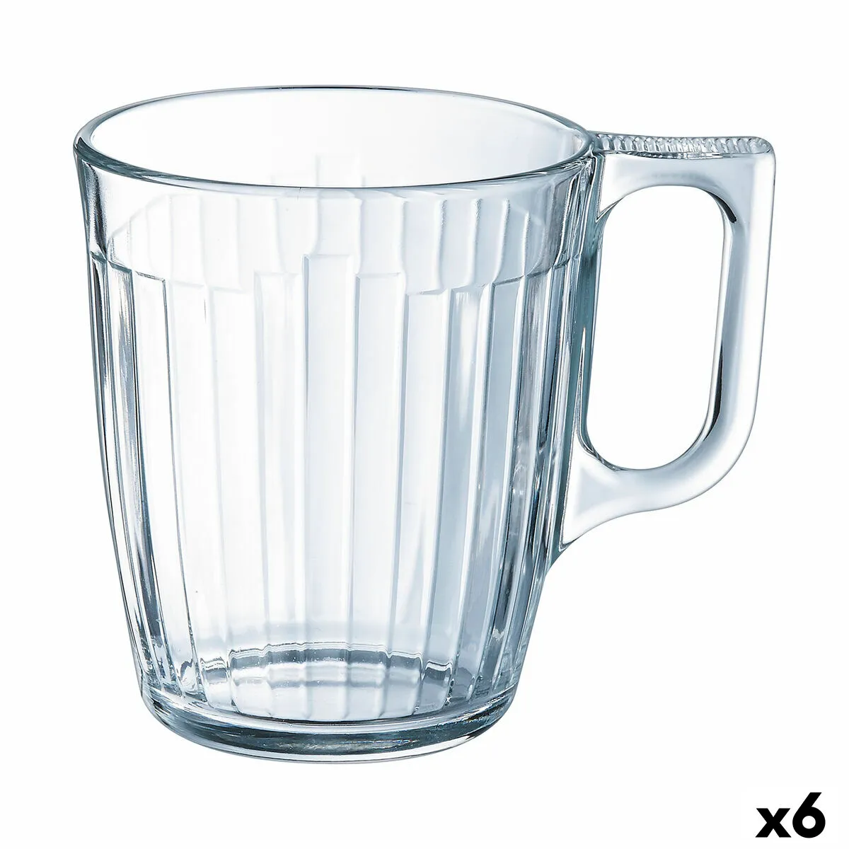 Tazza Luminarc Nuevo Colazione Trasparente Vetro (250 ml) (6 Unità)