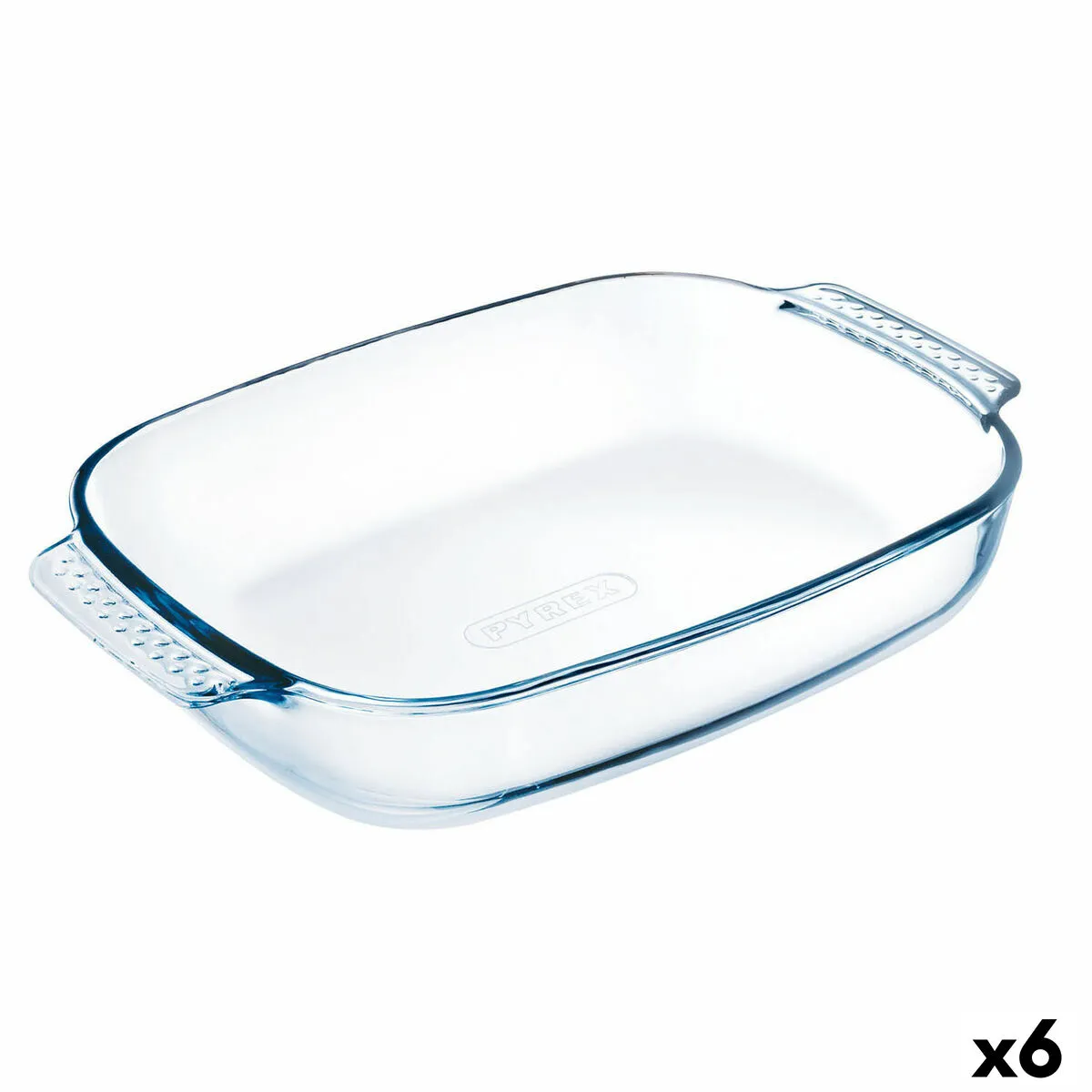 Teglia da Cucina Pyrex Classic Rettangolare Trasparente Vetro 35 x 23 cm (6 Unità)