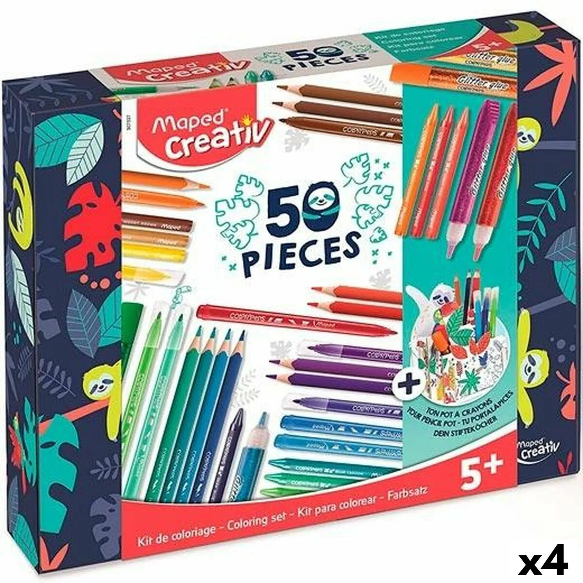 Set da Disegno Maped 50 Pezzi (4 Unità)