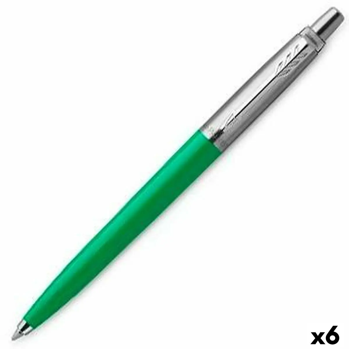 Penna Parker Jotter Originals Verde Acciaio (6 Pezzi)