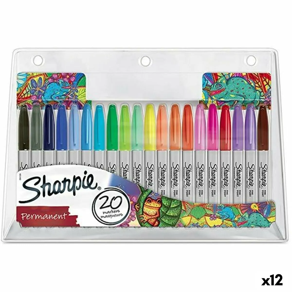 Set di Pennarelli Sharpie 20 Pezzi Multicolore (12 Unità)