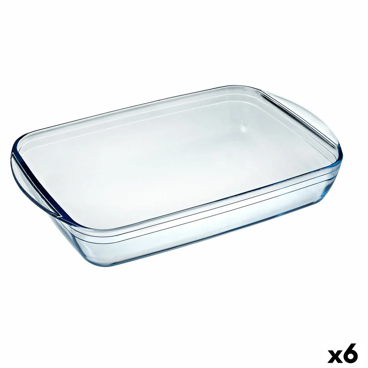 Teglia da Cucina Pyrex Classic 4,6 L 40,3 x 26,3 x 7,3 cm Trasparente Vetro (6 Unità)