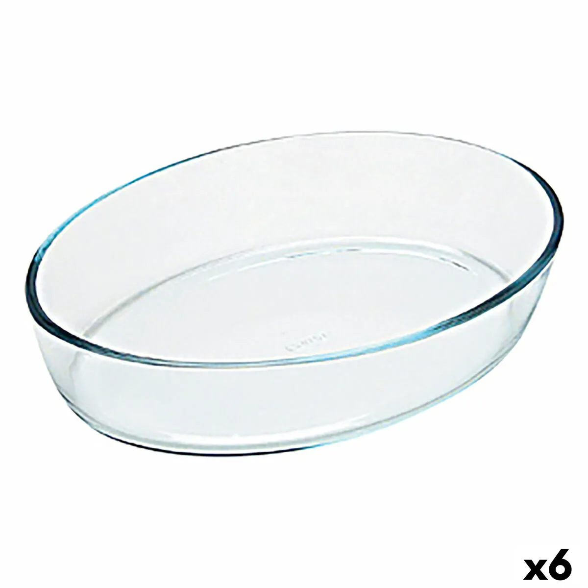 Pirofila da Forno Pyrex Classic Ovalada 35 x 24 x 7 cm Trasparente Vetro (6 Unità)