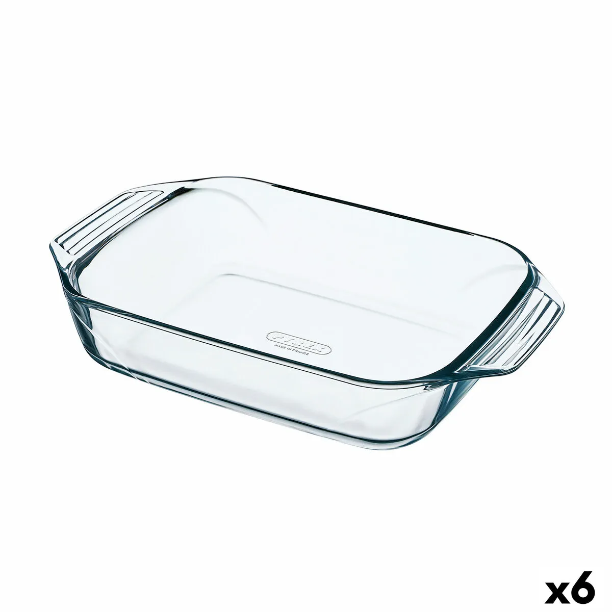 Pirofila da Forno Pyrex Irresistible Rettangolare Trasparente Vetro 6 Unità 31,5 x 19,7 x 6,4 cm