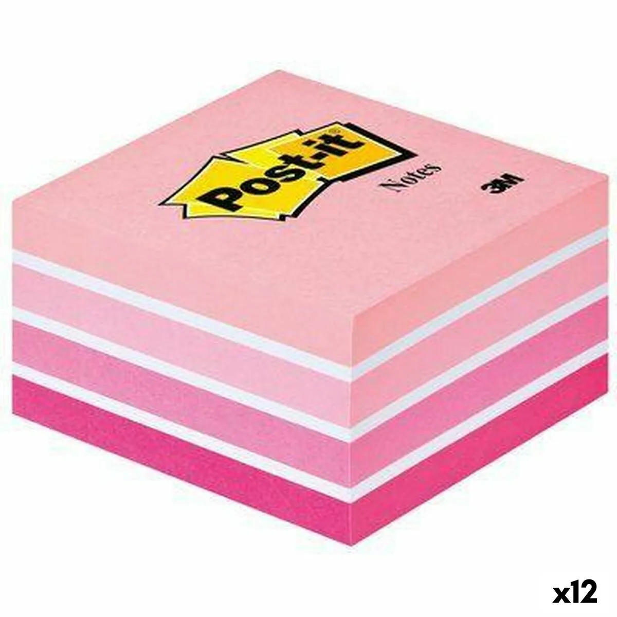 Block Notes Post-it 76 x 76 mm Rosa 450 fogli (12 Unità)