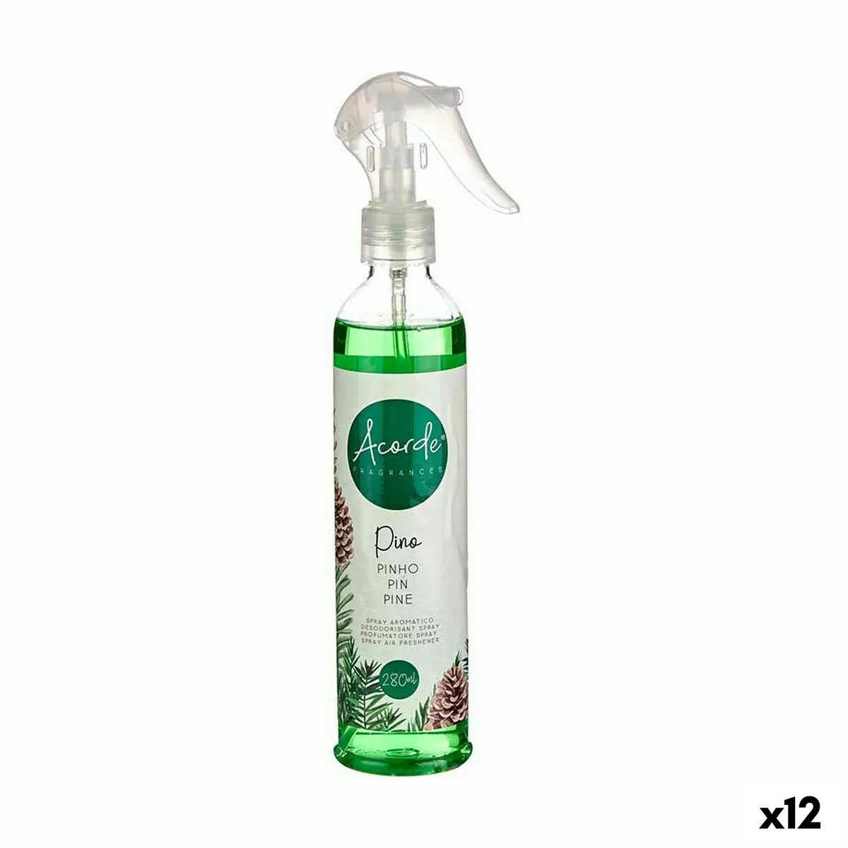 Diffusore Spray Per Ambienti Pino 280 ml (12 Unità)