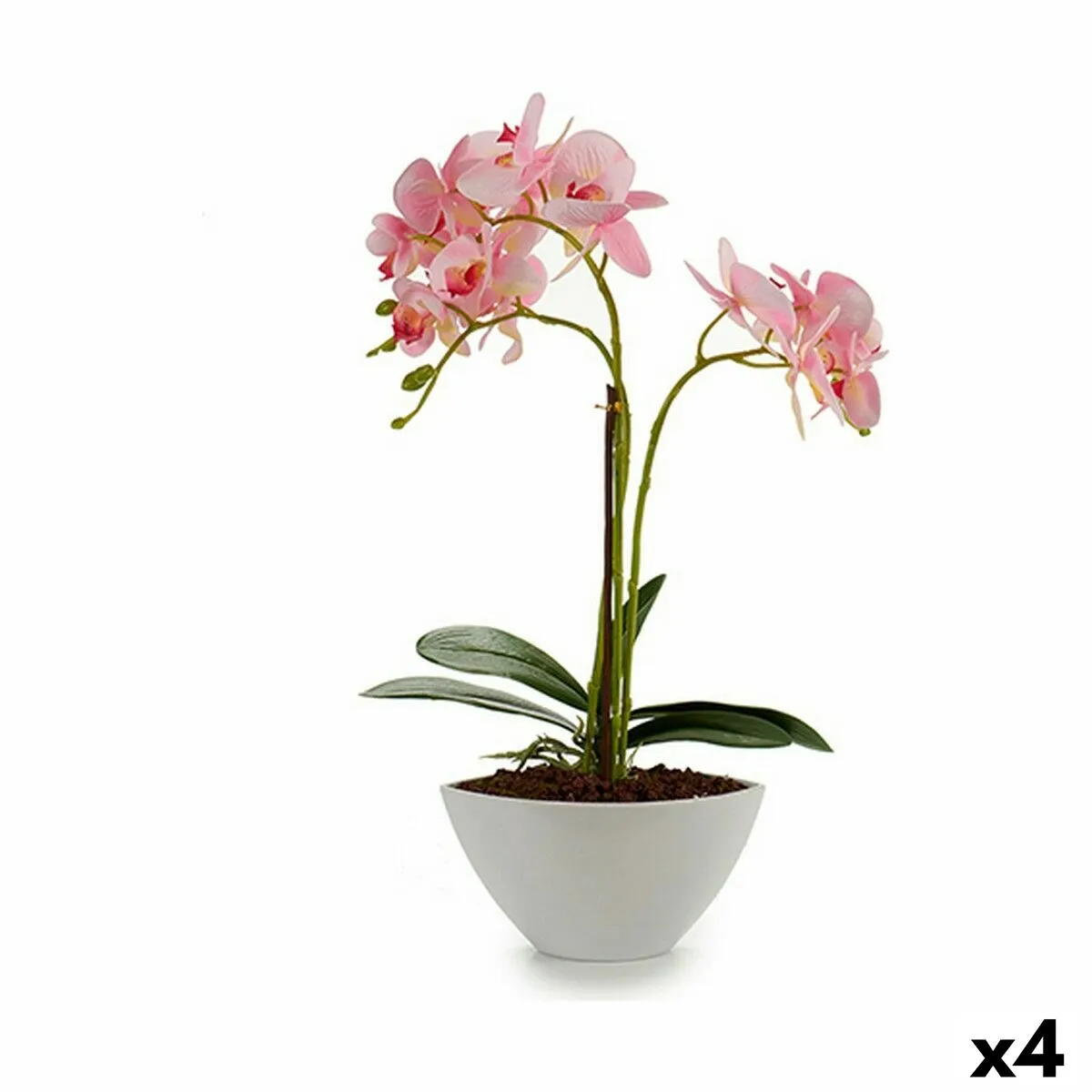 Pianta Decorativa Orchidea 16 x 49 x 28 cm Plastica (4 Unità)