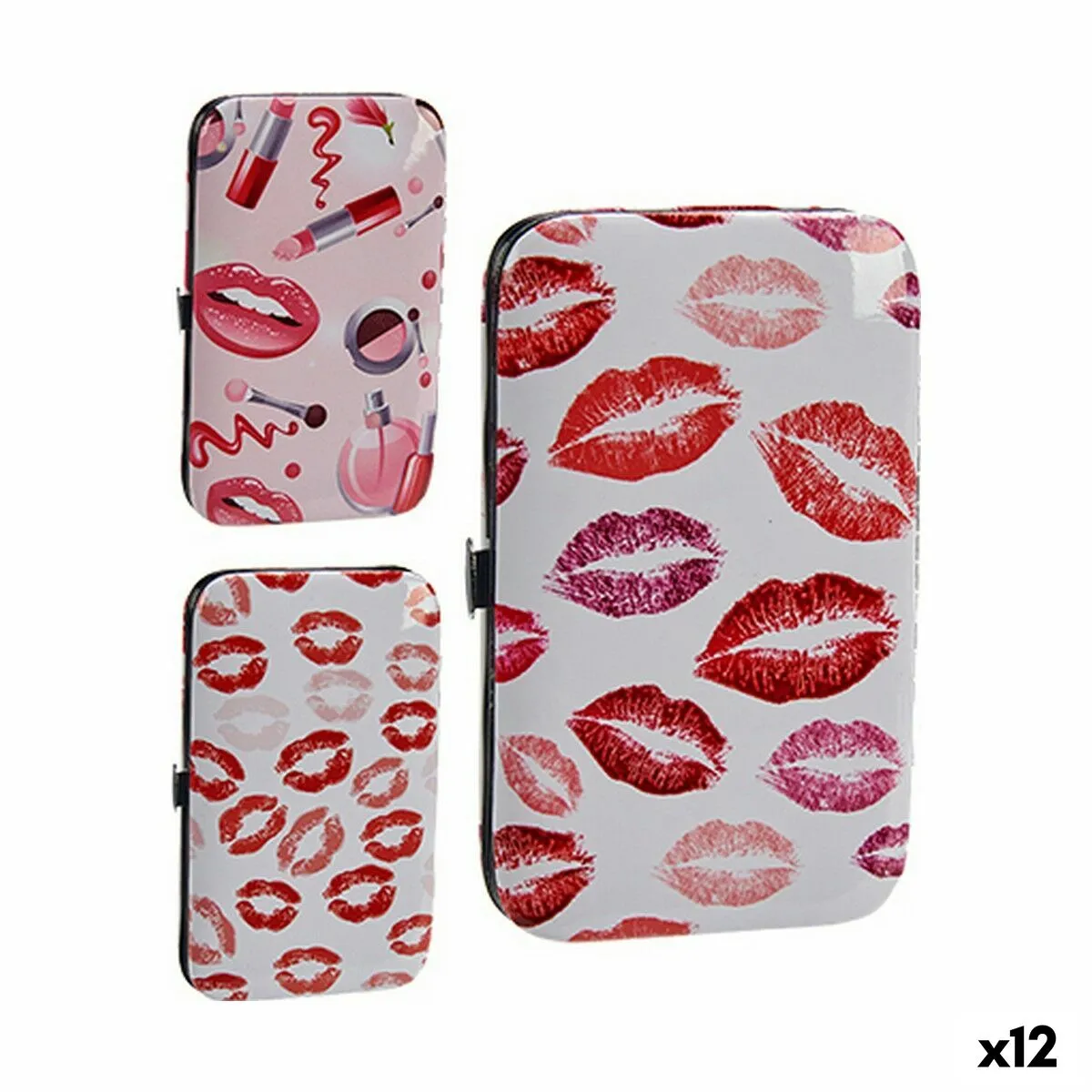 Set dei Manicure Plastica Labbra (12 Unità)