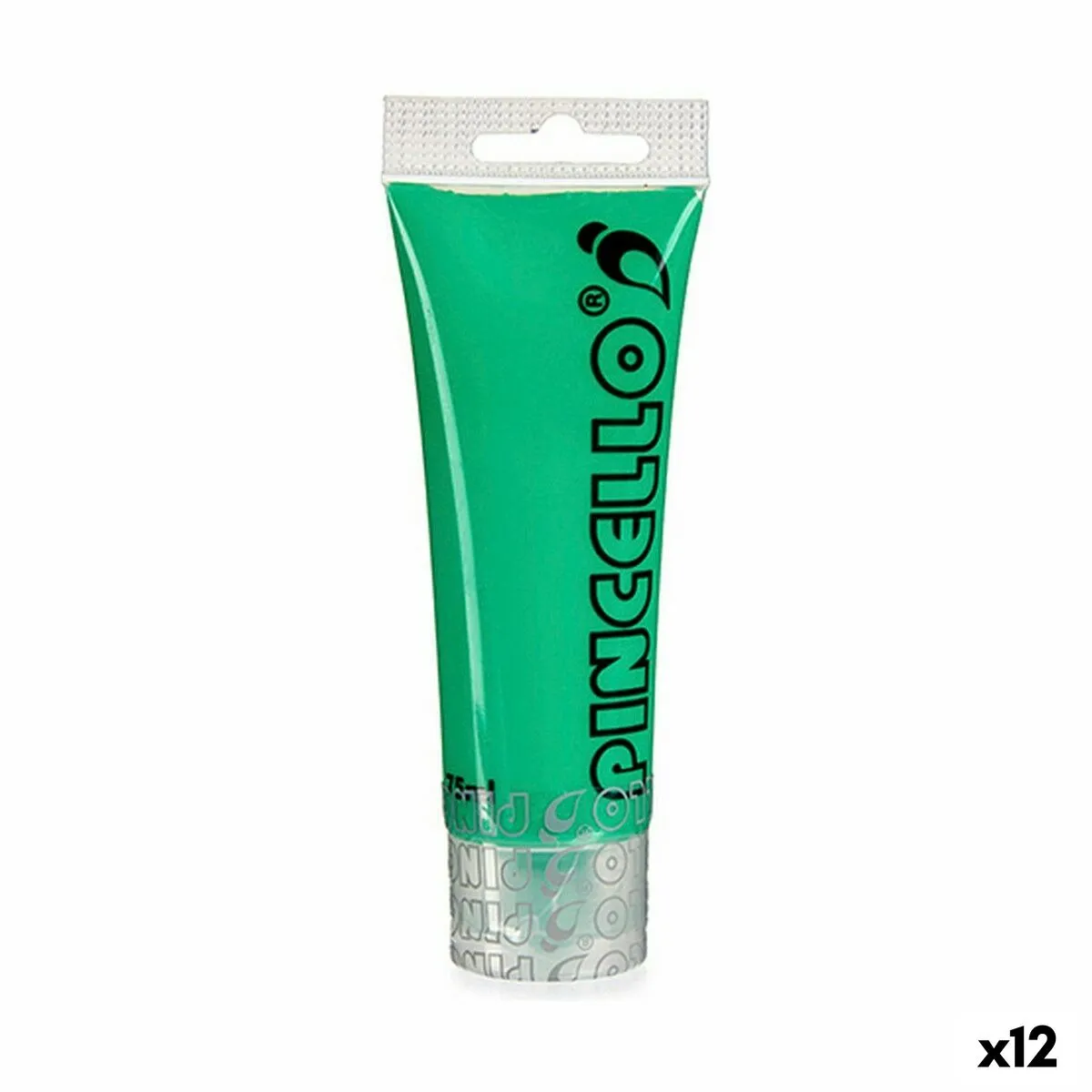 Vernice acrilica 75 ml Verde Chiaro (12 Unità)