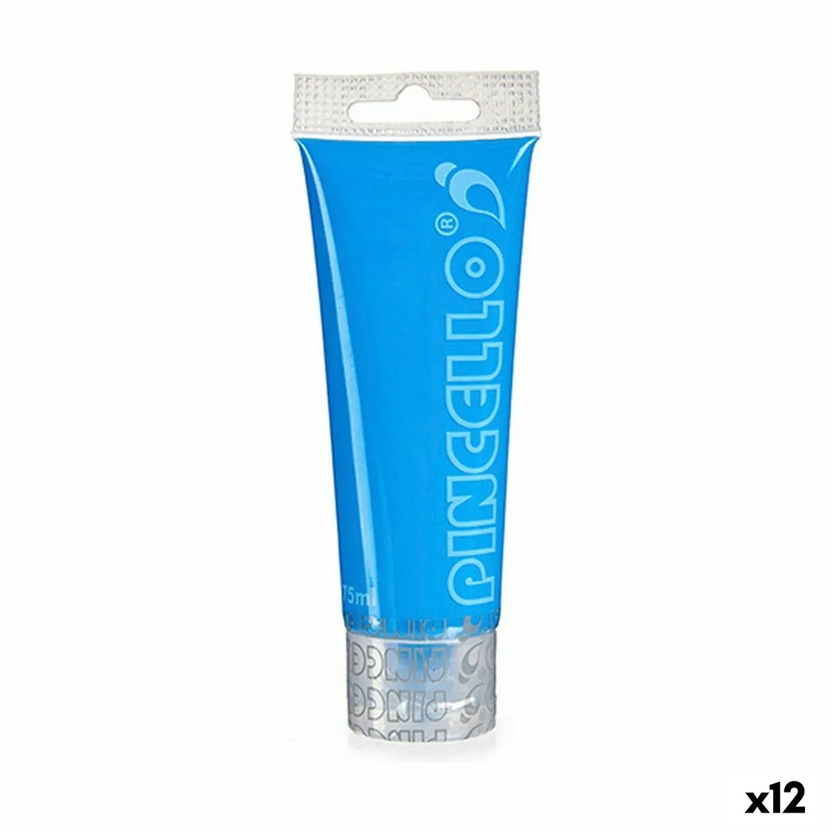 Vernice acrilica 75 ml Azzurro Chiaro (12 Unità)