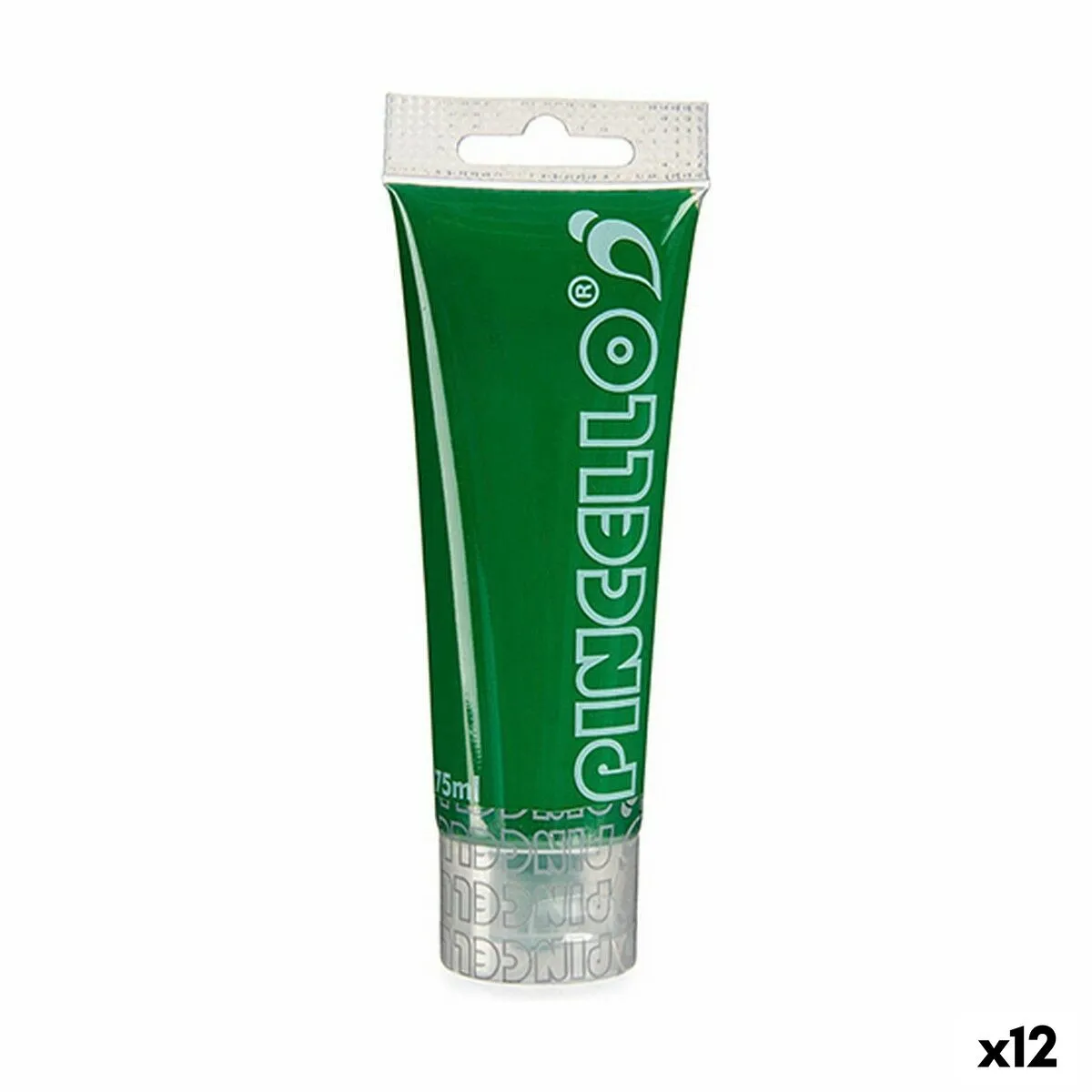 Vernice acrilica 75 ml Verde scuro (12 Unità)