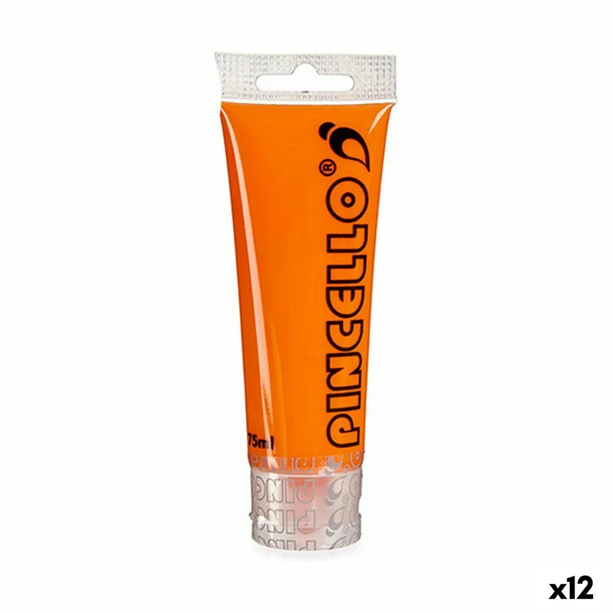 Vernice acrilica 75 ml Arancio (12 Unità)