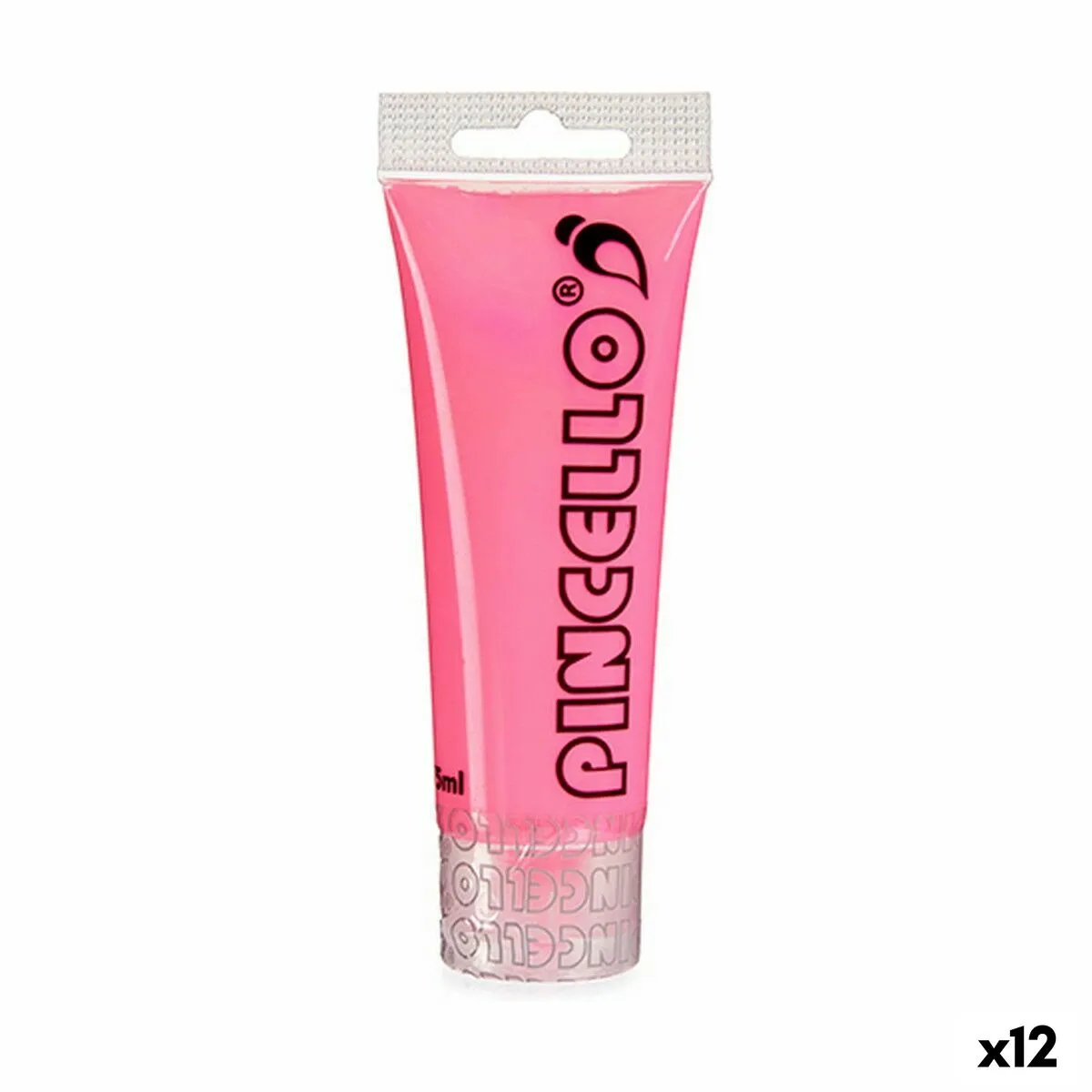 Vernice acrilica 75 ml Rosa (12 Unità)