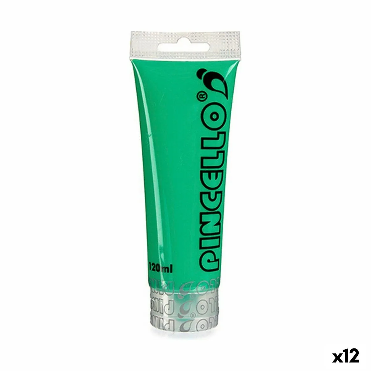 Vernice acrilica 120 ml Verde Chiaro (12 Unità)