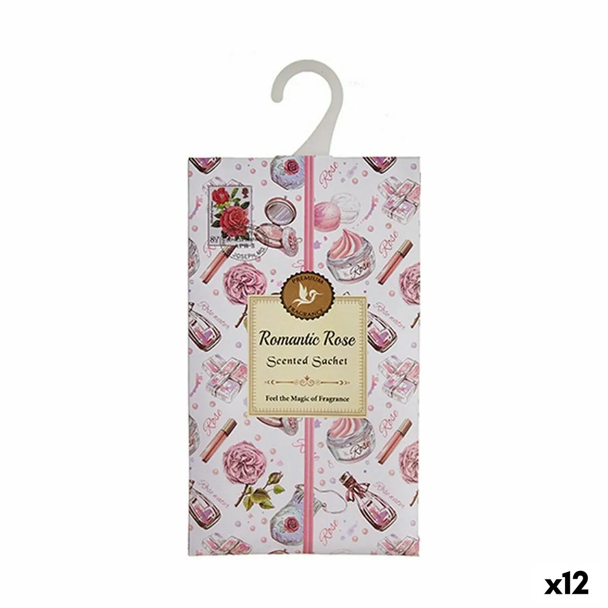 Deodorante per Ambienti Armadi Rose 20 g (12 Unità)