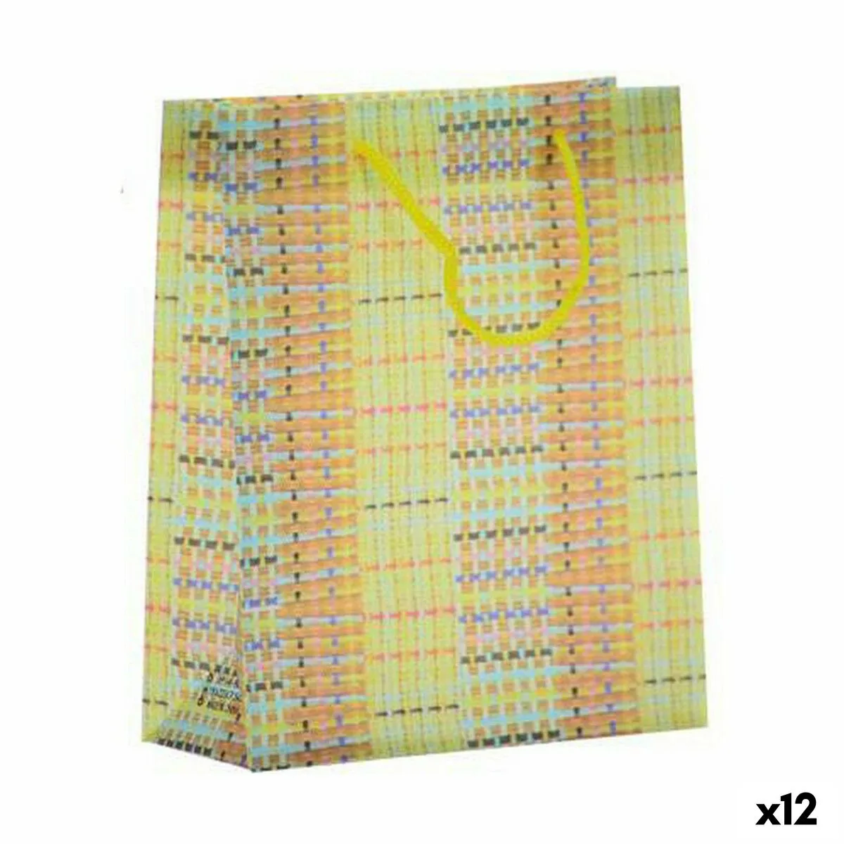 Busta Righe Plastica 7,5 x 22 x 18 cm (12 Unità)