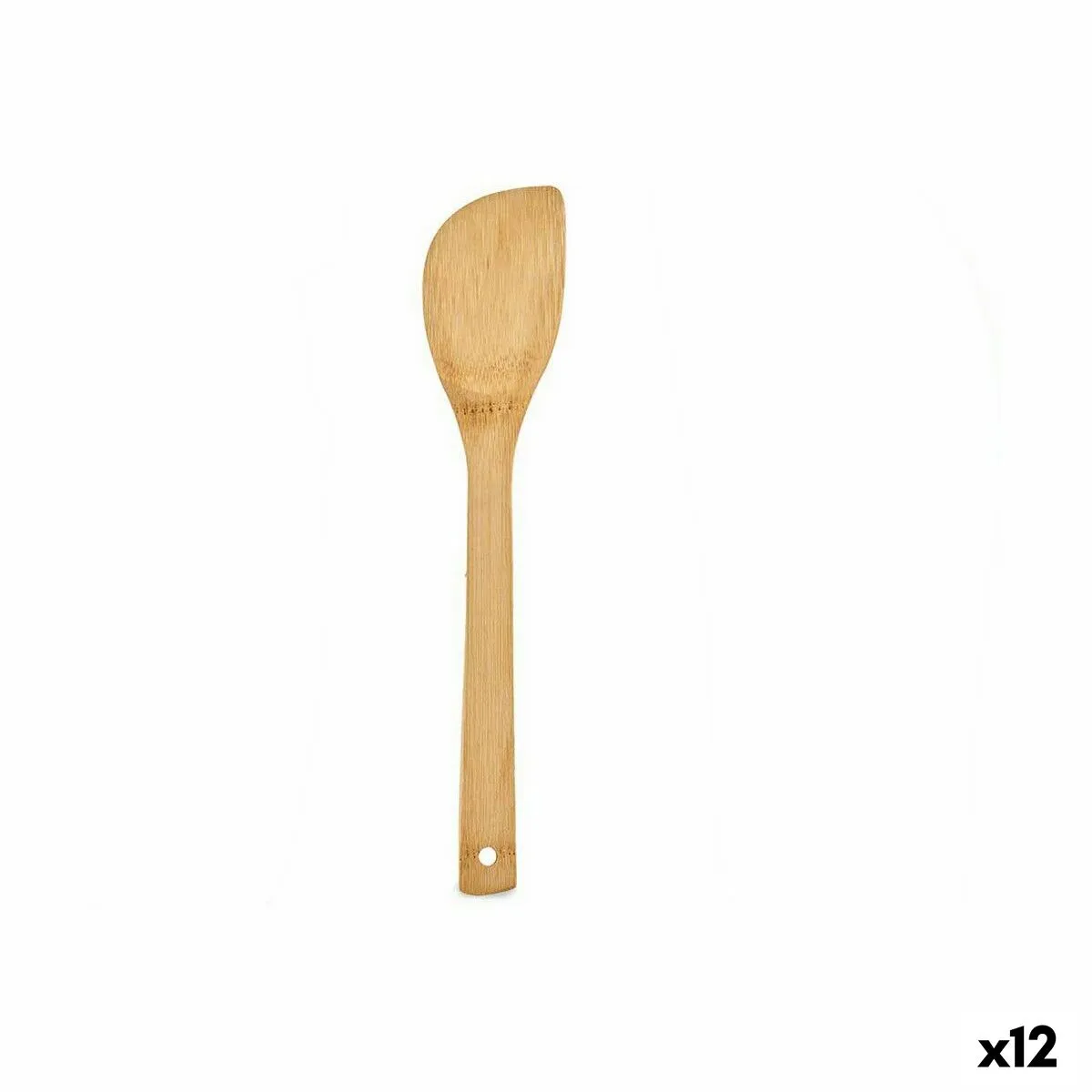 Paletta da Cucina 0,8 x 30 x 6 cm Bambù (12 Unità)