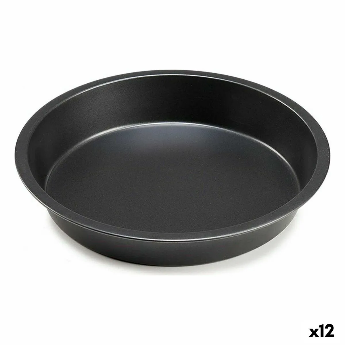 Stampo da Forno Ø 28 cm Metallo Grigio scuro (12 Unità)