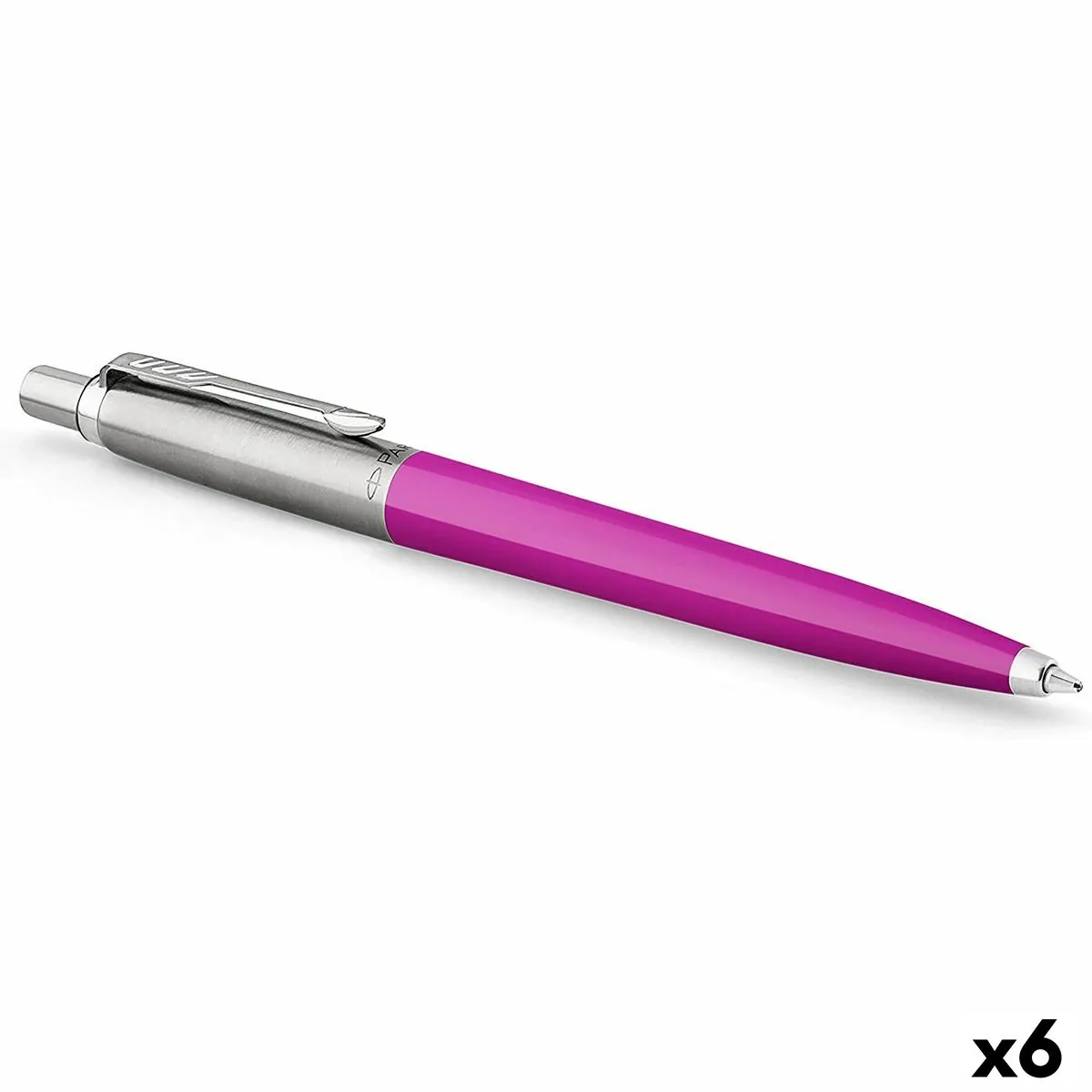 Penna Parker Jotter Originals Acciaio Magenta (6 Unità)