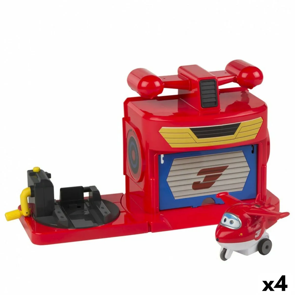 Playset di Veicoli Super Wings Jett Hangar (4 Unità)