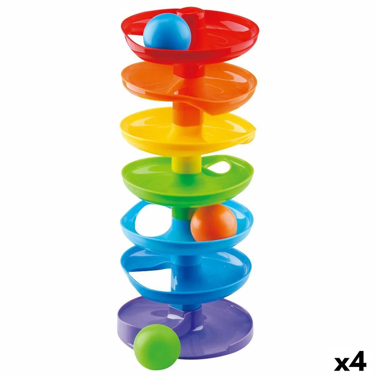 Spirale di Attività PlayGo Rainbow 4 Unità 15 x 37 x 15,5 cm