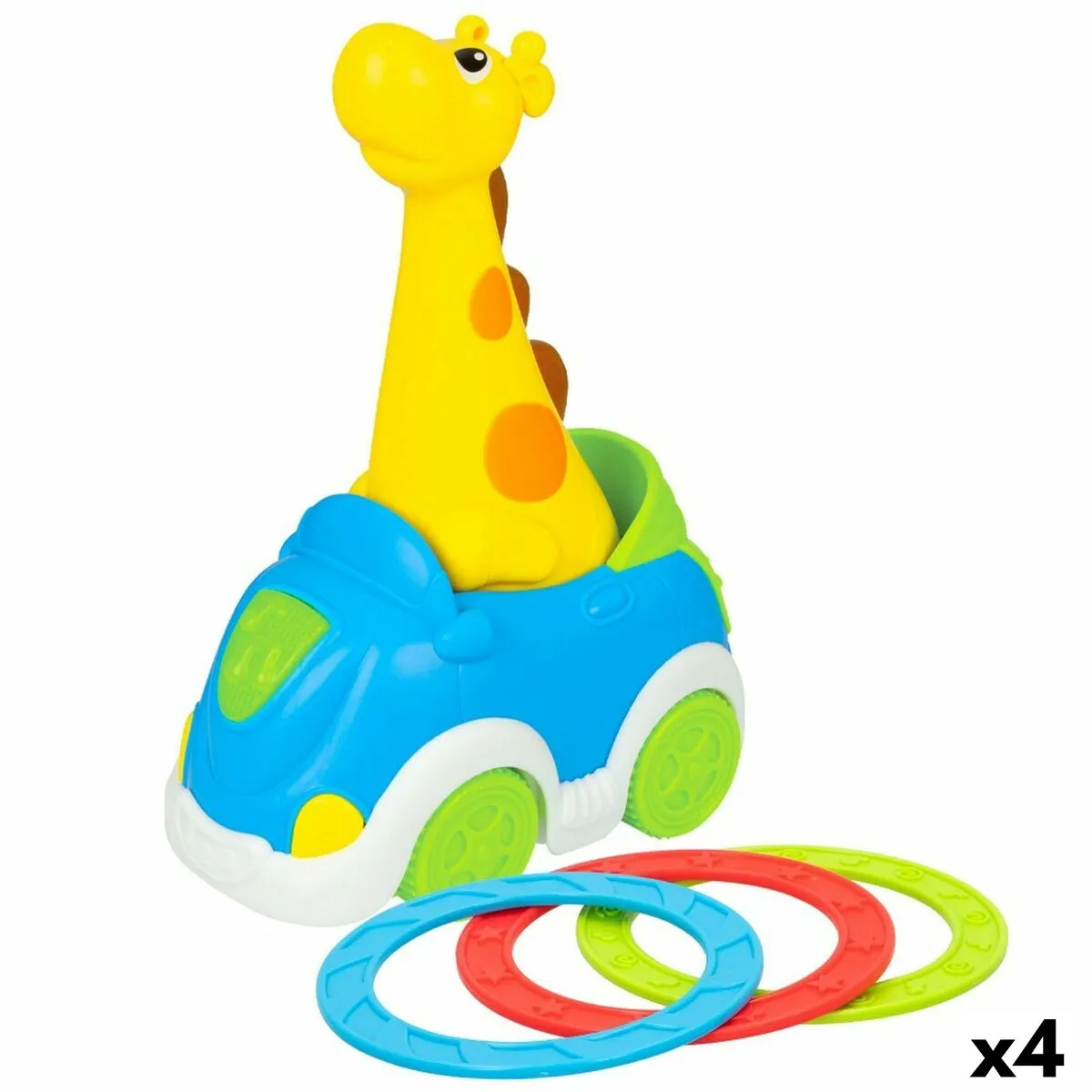 Giocattolo per bebè Winfun Giraffa 4 Unità 17 x 24 x 9 cm