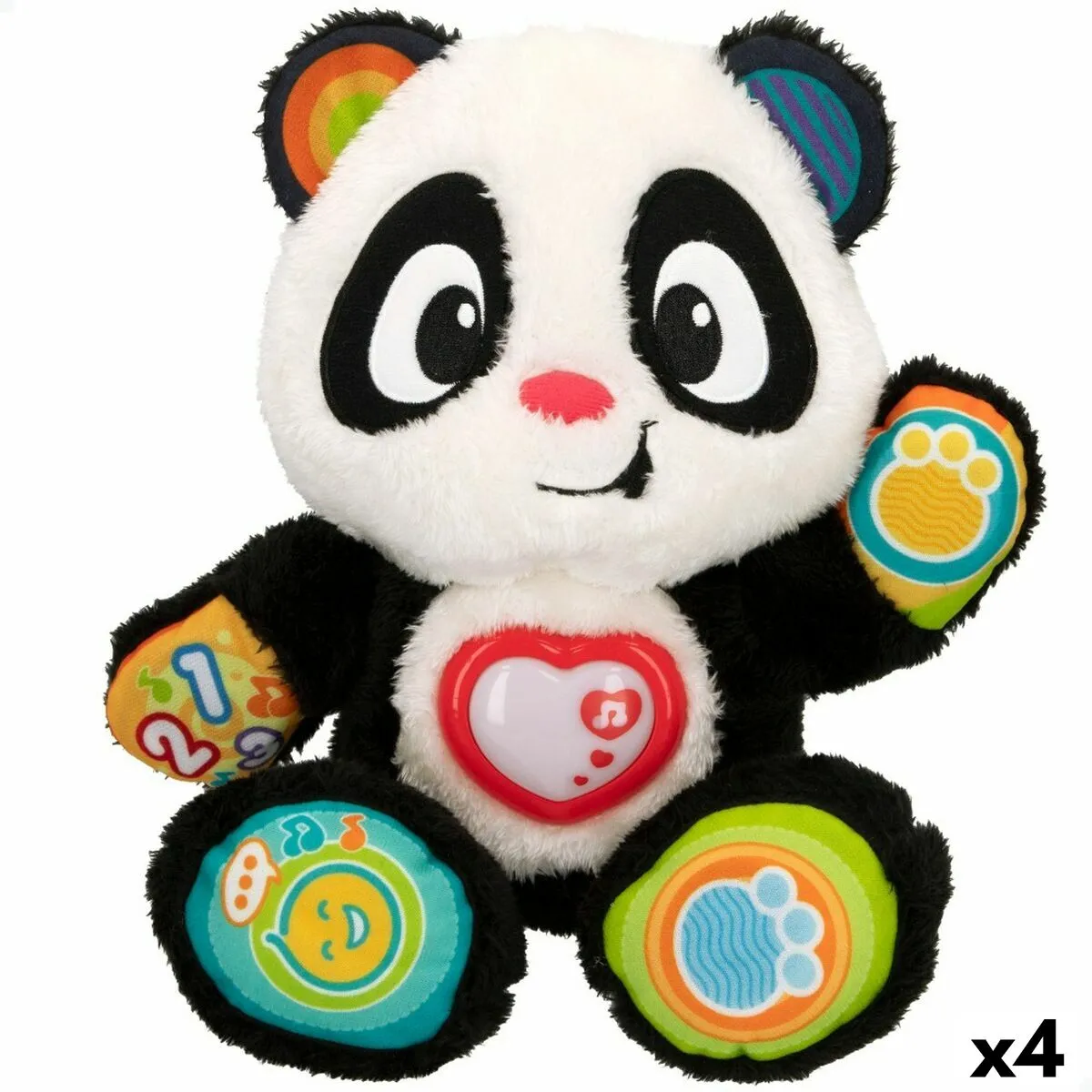 Giocattolo per bebè Winfun Panda 27 x 33 x 14 cm (4 Unità)