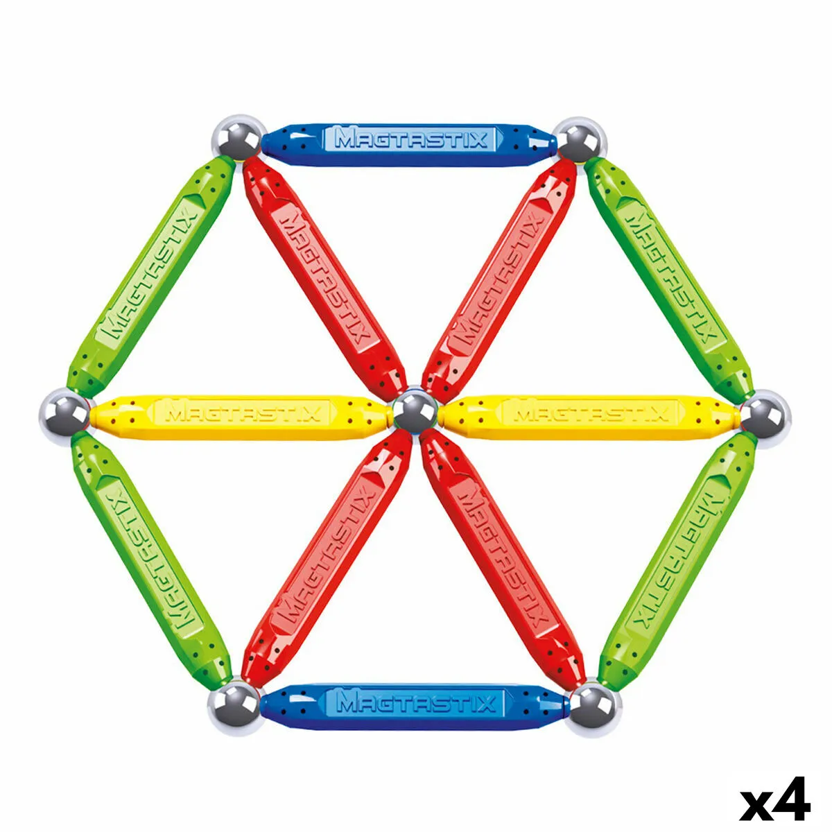 Set di Costruzioni Cra-Z-Art Magtastix Beginner 20 Pezzi (4 Unità)