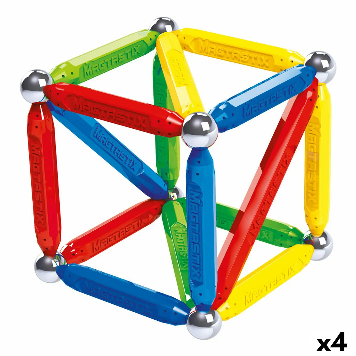 Set di Costruzioni Cra-Z-Art Magtastix Deluxe 60 Pezzi (4 Unità)