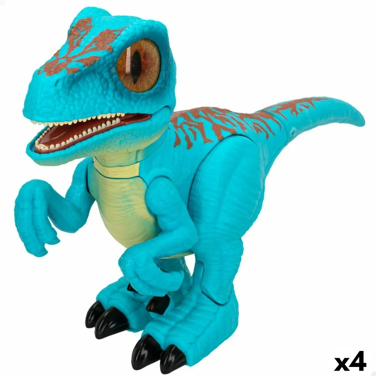 Statua Funville Dinosauro 27 x 15 x 7,5 cm (4 Unità)