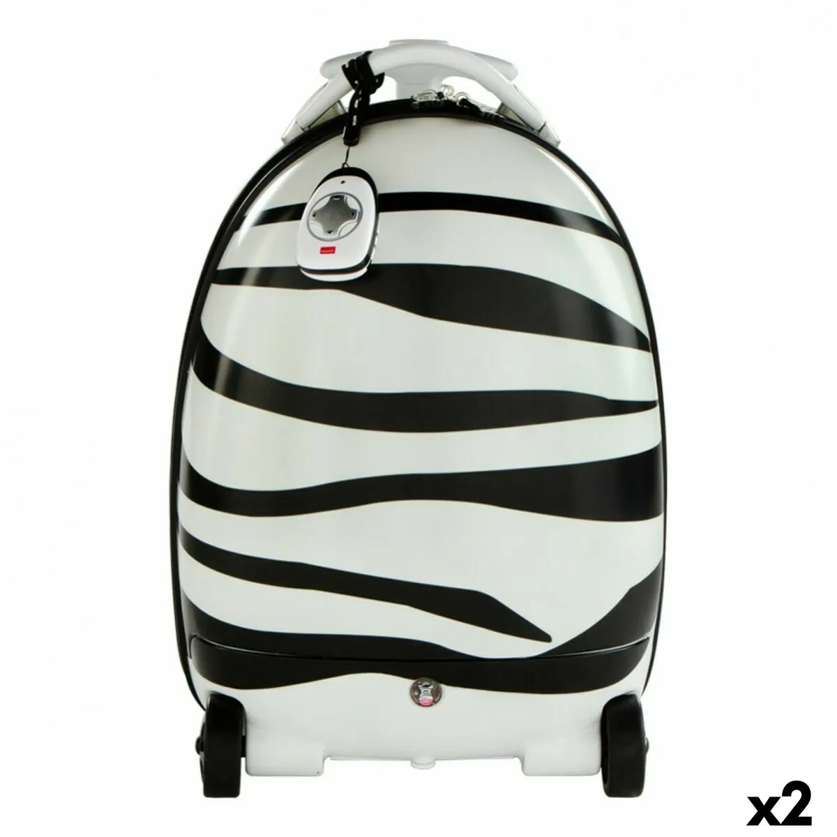 Zaino Trolley Rastar Per bambini Radiocomando Zebra 2,4 GHz 34 x 48 x 27,5 cm (2 Unità)