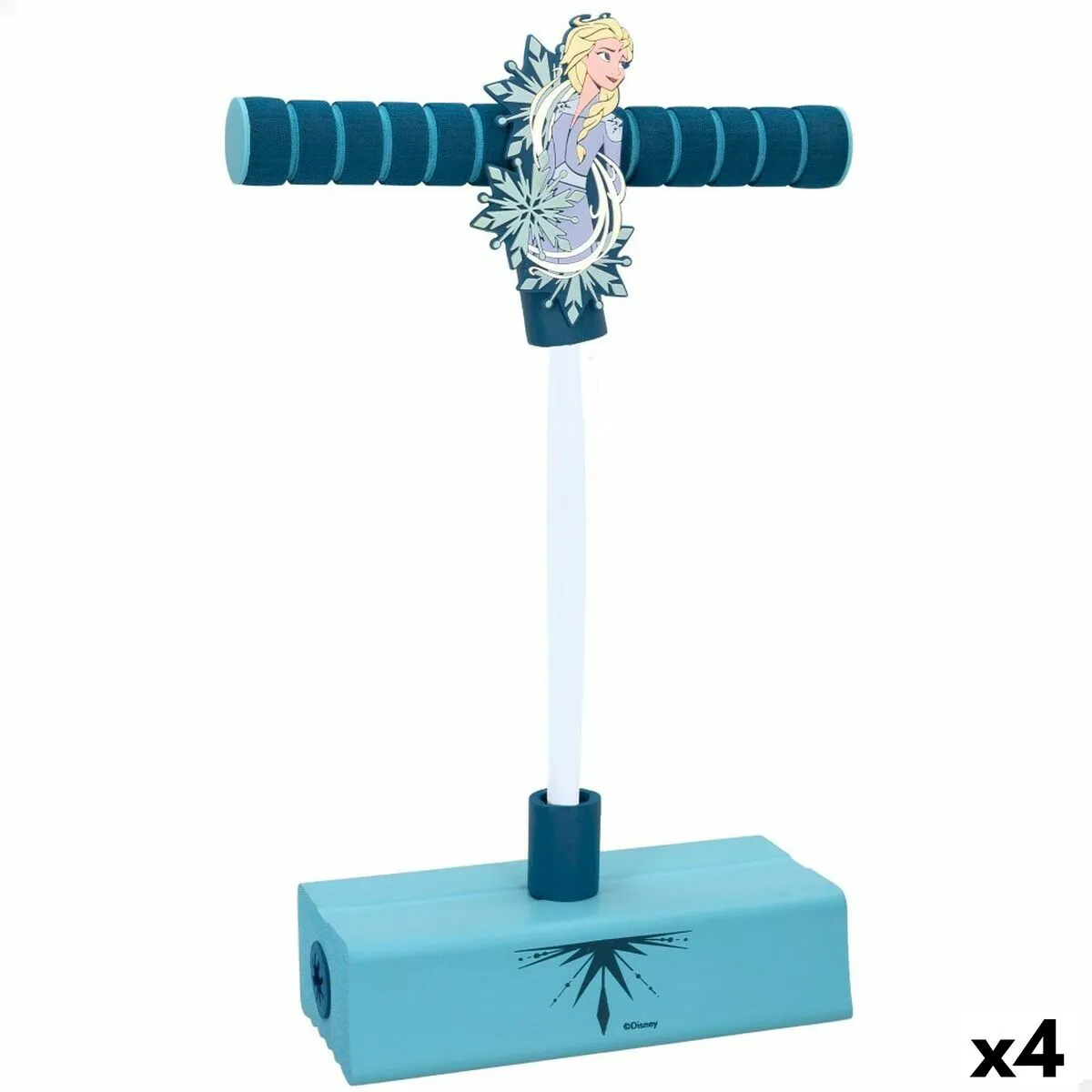 Pogo jumper Frozen 3D Azzurro Per bambini (4 Unità)