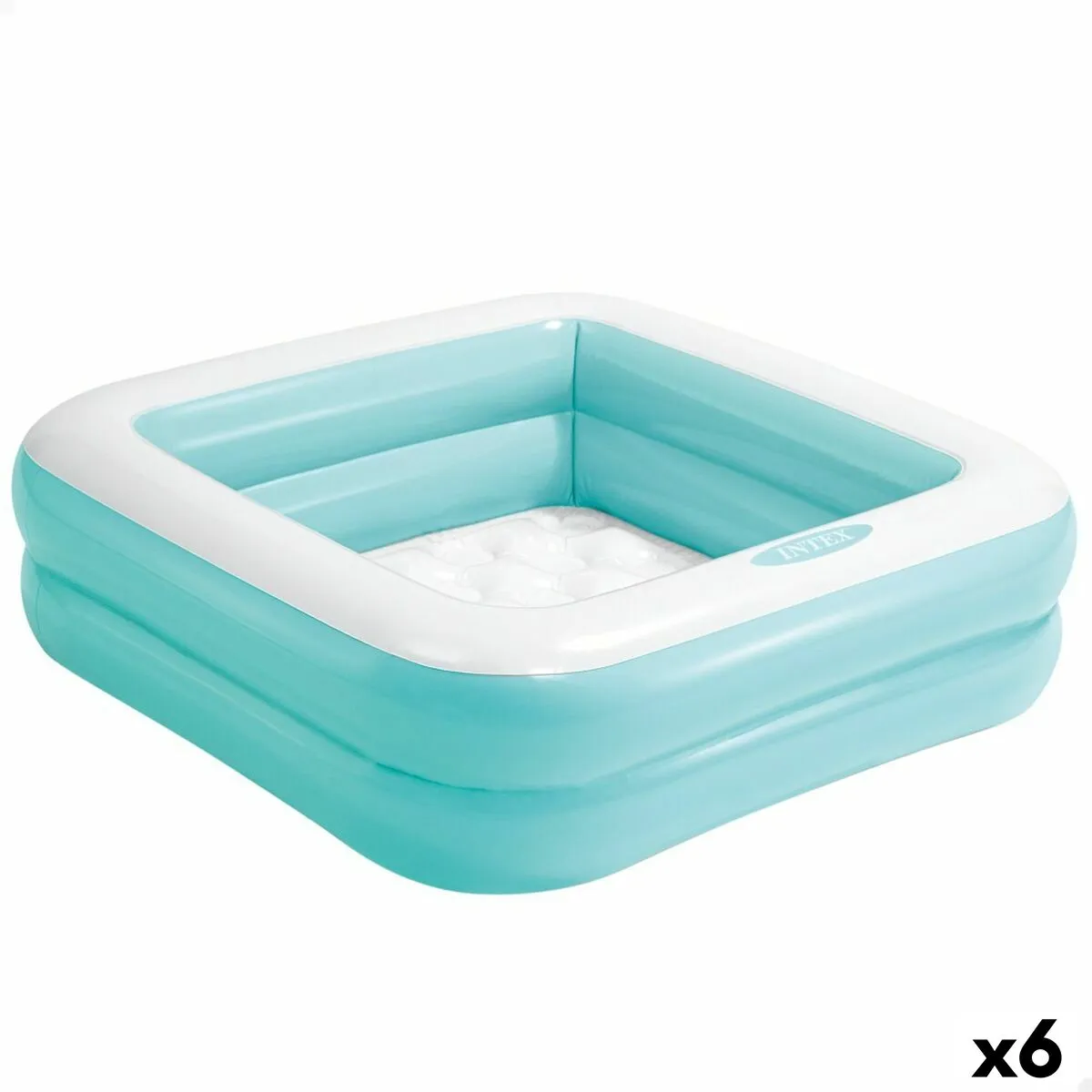 Piscina Gonfiabile per Bambini Intex Quadrato 57 L 86 x 25 x 86 cm (6 Unità)