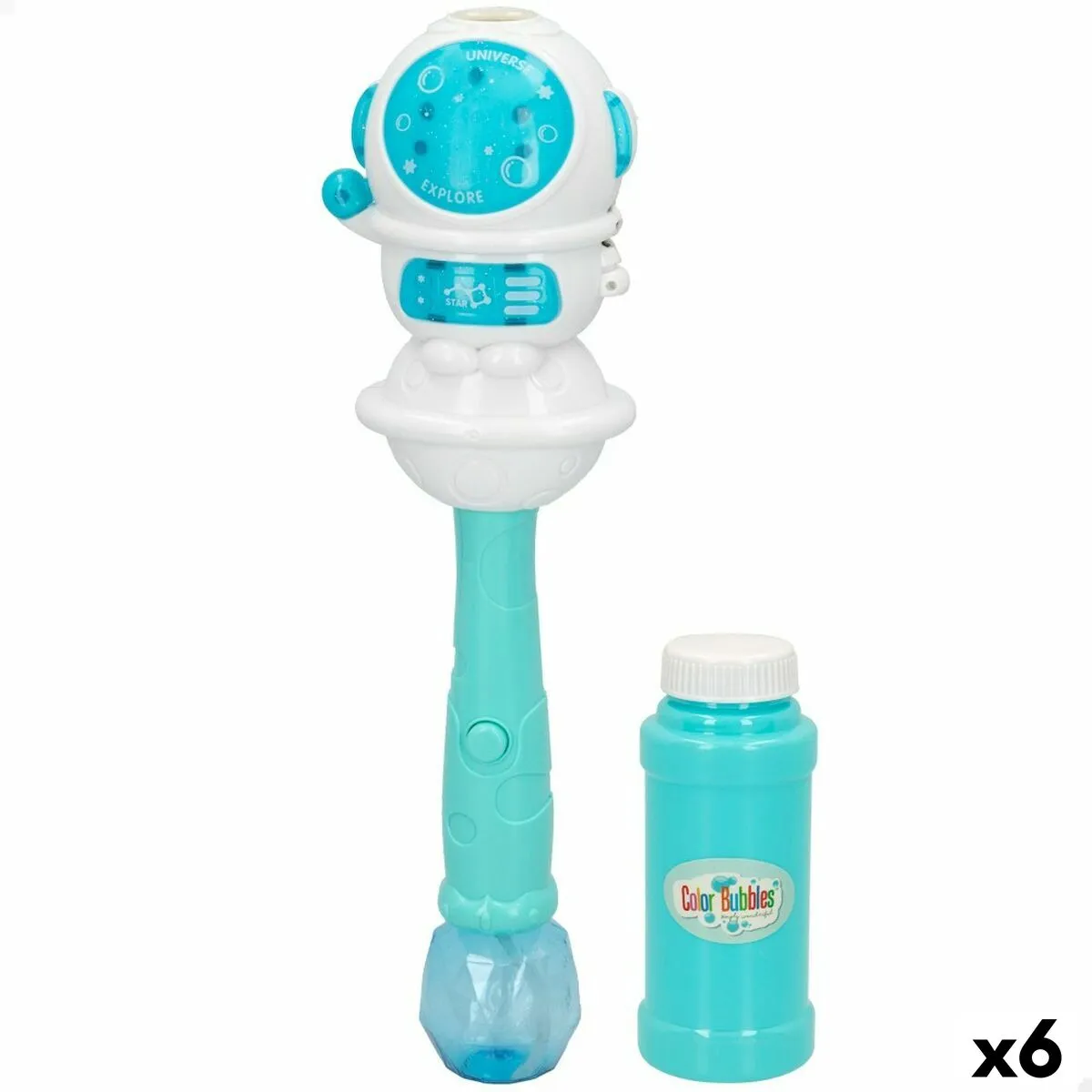 Gioco di Bolle di Sapone Colorbaby Bacchetta Musicale (6 Unità)